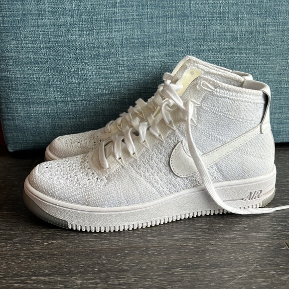 Nike knit Air Force 1 high tops